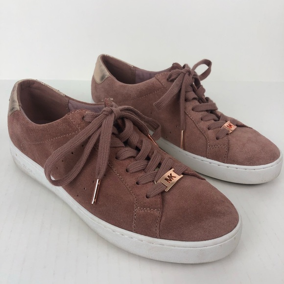 Michael Kors Shoes - Michael Kors Women's Dusty Rose Suede Sneakers